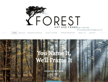 Tablet Screenshot of forestframes.co.za